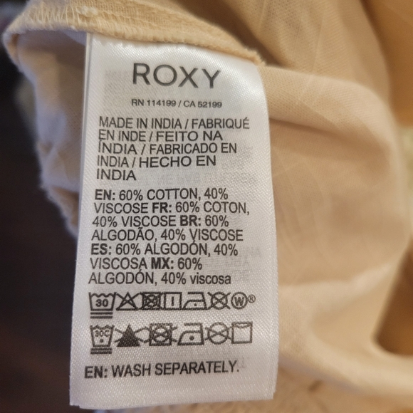 Roxy Ankle Length Trousers Size M - Picture 8 of 9